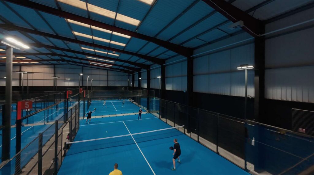 floodlight lighting for padel court